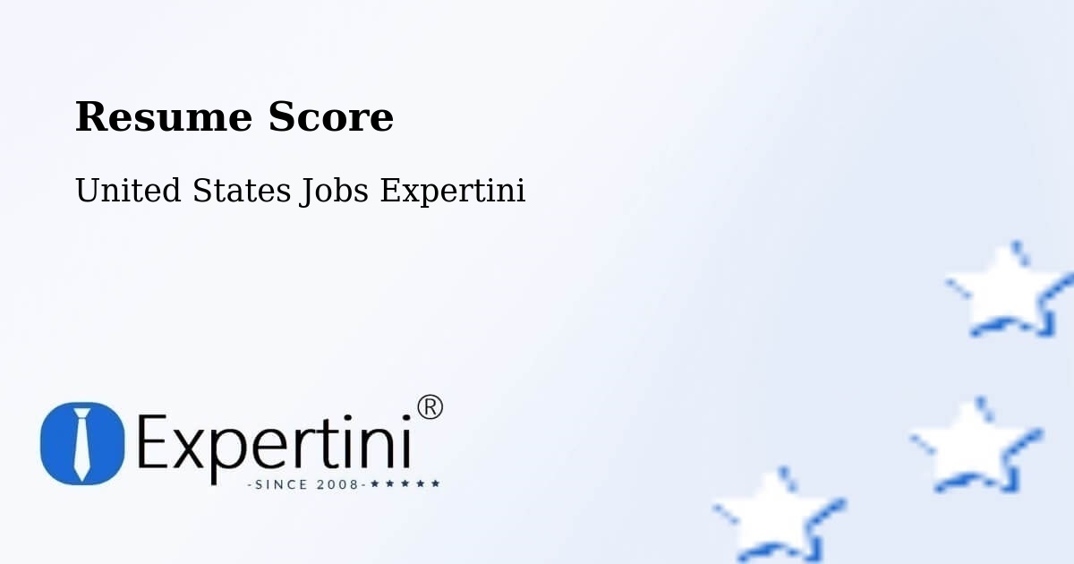 Resume Score & Job Description Match Tool – Grantham - United States Jobs Expertini